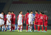 When North Korea played against South Korea in football
