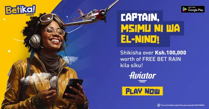 Betika Kenya Aviator Account & App Registration and Login. Betika Kenya Aviator Free Bet Rain awards players a total of KES 100,000 worth of free bets daily.